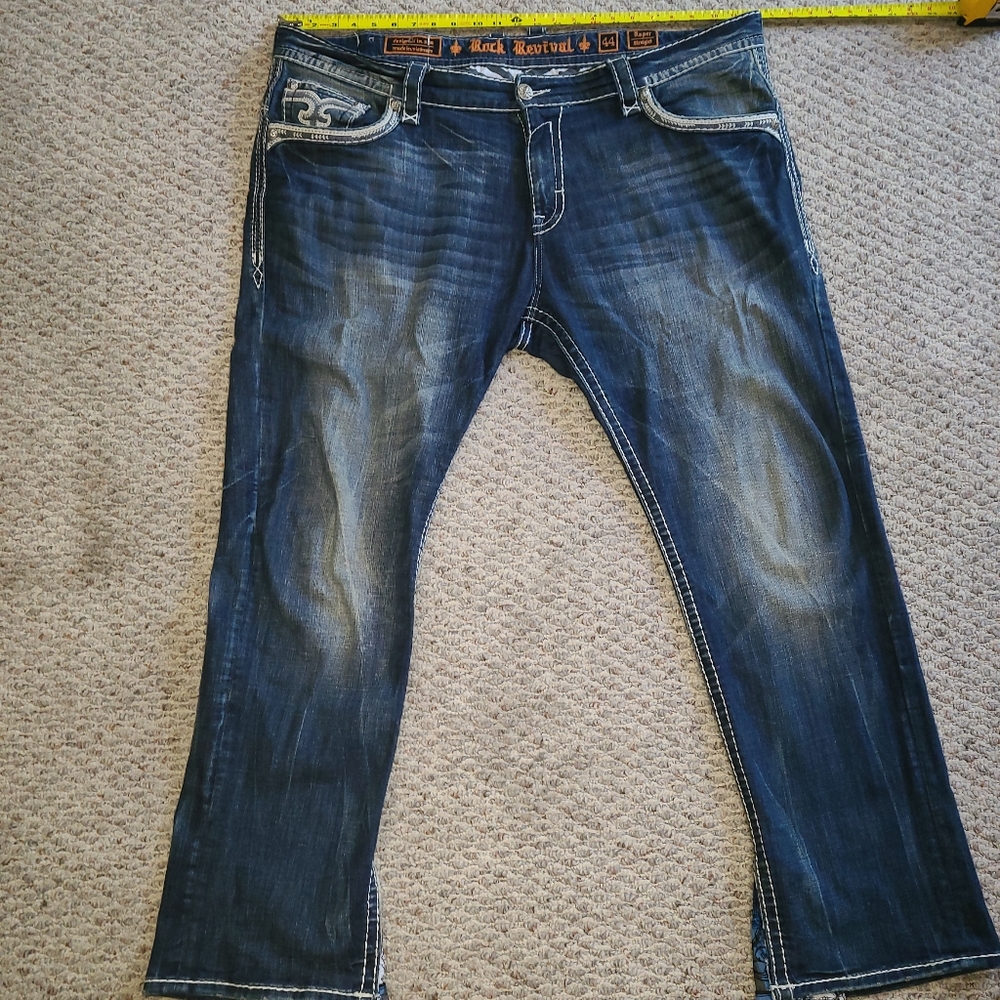 Rock Revival Ruper Straight Stretch Jean 44x34